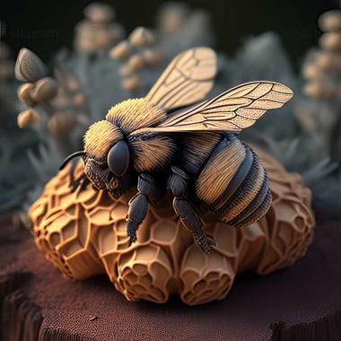 3D model Bombus fervidus (STL)